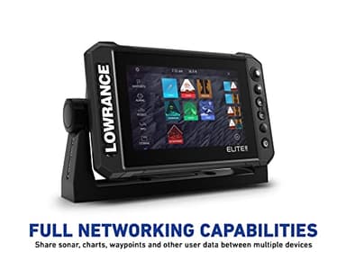 Lowrance Elite FS 9 Fish Finder with Active Imaging 3-in-1 Transducer, Preloaded C-MAP Contour+ Charts - Image 4