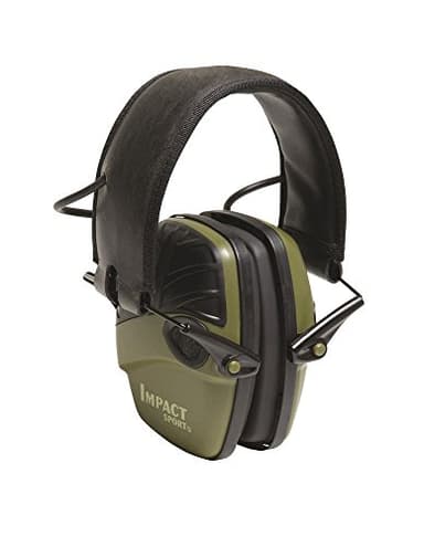 Howad Leight by Honeywell R-01526, Impact Sport Earmuffs, Olive Drab Green. - Image 1