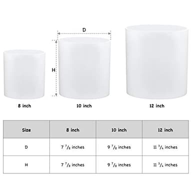 FaithLand Plant Pot 12 inch - Perfectly Fits Mid-Century Modern Plant Stand - Drainage Plug and Drainage Mesh Screen - Matte White - Image 4