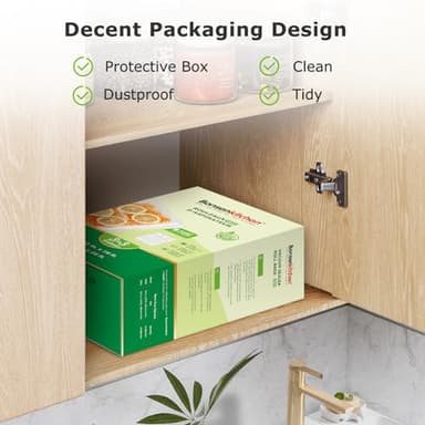 [2025 Upgraded] Bonsenkitchen 3 Rolls 11" x 16' + 3 Rolls 8" x 16' Vacuum Sealer Bags for Food with a Color Box, Easy to Store, Commercial Grade, BPA Free, Great for Food Storage or Sous Vide, VB22 - Image 3