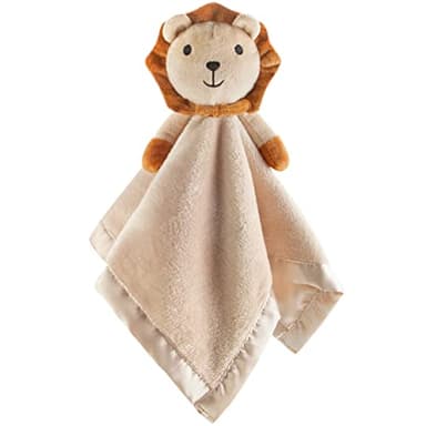 Pro Goleem Lion Security Blanket, Soft Lovey Unisex Lovie Baby Gift for Newborn Boys and Girls Snuggle Toy Stuffed Animal 16 Inch - Image 1
