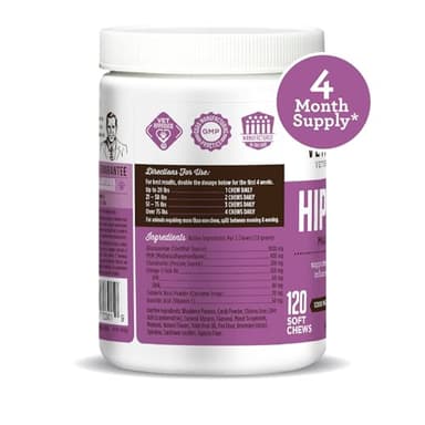 Dr. Joseph's VetPro Complete Dog Hip and Joint Supplement, 120 Count, Chicken Flavored Pain and Inflammation Relief Chews with Glucosamine, Chondroitin, MSM, Turmeric, Vitamin C, Omega 3 - Image 7