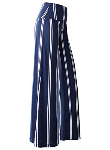 Arolina Women's Stretchy Wide Leg Palazzo Lounge Pants Casual Comfy High Waist Palazzo Pants - Image 2