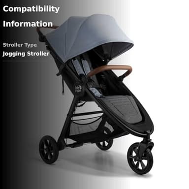Baby Jogger City Mini GT2 Single Stroller Eco-Friendly Series Slate Fog Four-Way Use with Infant Car Seat Adapters Included - Image 4