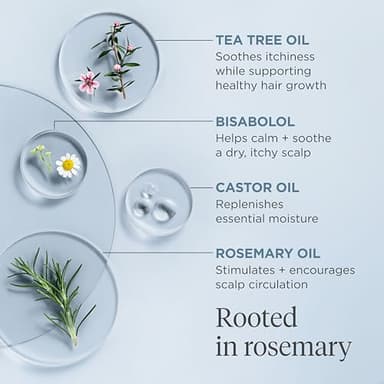 Briogeo Scalp Revival Rosemary Pre-Wash Oil, Hair and Scalp, Dry Scalp Treatment for Stronger and Longer Hair, Soothe Dry Scalp, Lipids and Vitamins, Deep Moisture, Vegan, Cruelty-Free, 3.4 fl oz - Image 5