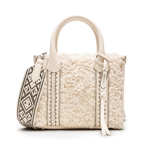 Steve Madden Selenaf Fuzzy Box Tote, Multi - Image 1