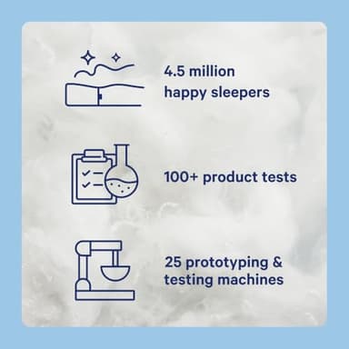 Casper Original Pillow for Sleeping, Standard, White, Two Pack - Image 7