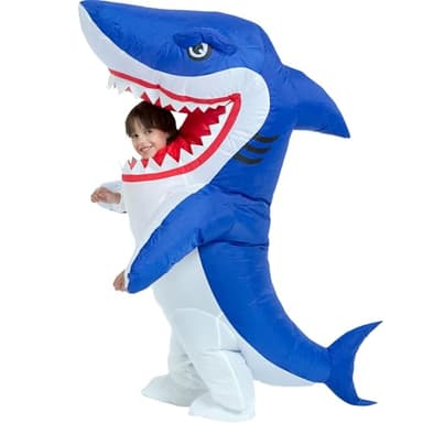 One Casa Blow Up Party Costume,Inflatable Costumes for Kids, Full Body Shark Costume,Halloween Costumes for Boys Girls (4-5YRS) - Image 4