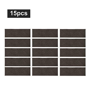 COSY HOMEER Edging Stair Treads Non-Slip Carpet Mat 28inX9in Indoor Stair Runners for Wooden Steps, Edging Stair Rugs for Kids and Dogs, 100% Polyester TPE Backing (15pc, Brown) - Image 9