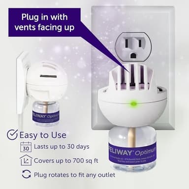 FELIWAY® Optimum 30 Day Cat Calming Plug In Pheromone Diffuser Starter Kit, 48ml - Helps Reduce Common Signs of Stress in Cats & Kittens, Enhanced Calming - Image 7
