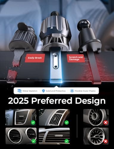 LISEN for MagSafe Car Mount Charger for iPhone 16, 15W Wireless Universal Vent Charger for iPhone 16 Car Accessories Magnetic Phone Holder Mount, Fits iPhone 16 15 Pro Max - Image 6