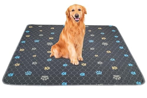 Aitmexcn Washable Puppy Dog Pee Pad, 2PCS 100% Waterproof Whelping Training Mat for Puppy/Senior Dog, Fast Drying Reusable Puppy Pads for Indoor, Outdoor and Car Travel- 48'' x 65'' - Image 1
