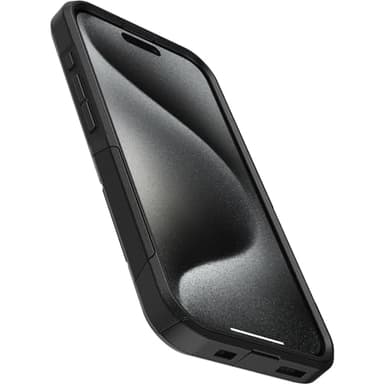 OtterBox iPhone 15 Pro (Only) Commuter Series Case - Black, Slim & Tough, Pocket-Friendly, with Port Protection - Image 3