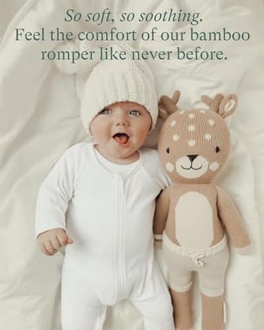 PurComfy Baby Long Sleeve Romper Jumpsuit, Premium Soft Rayon One Piece Pajamas Boy Girl 2-Way Zipper Coverall Sleeper - Image 4