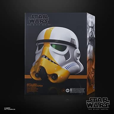 STAR WARS The Black Series The Mandalorian Artillery Stormtrooper Premium Electronic Helmet - Image 2