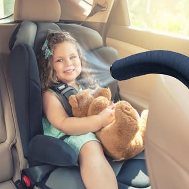Swanoo Car AC Vent Extender | Air Vent Hose for Backseat | Directs Cool or Hot Air to Kids & Pets | Universal Fit | Extends Up to 10 FT | AC Tube for Baby Car | Back Seat Air Conditioning | BreezyBack - Image 5