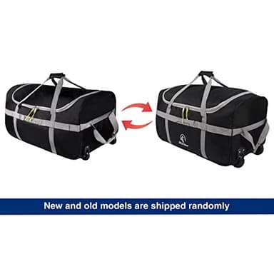 REDCAMP Foldable Duffle Bag with Wheels, 120L 1680D Oxford Large Duffle bags for Travel - Image 5