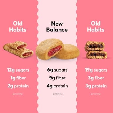 Olyra Strawberry - Organic Soft Baked Breakfast Bars - High Fiber - Healthy Breakfast Snacks with Real Fruit Filling - Healthy Snacks for Adults - Office Snack - School Kids Snack - Pack of 12 - Image 4