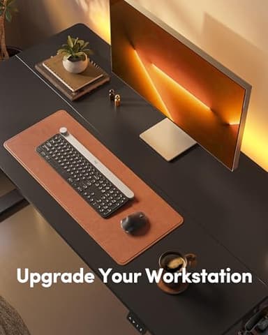 FEZIBO Electric Standing Desk, Height Adjustable Stand up Desk, 40 x 24 Inches Sit Stand Home Office Desk, Computer Desk, Black - Image 4