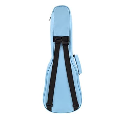 CLOUDMUSIC Ukulele Case Gig Bag Padded Backpack For Soprano 21" Inch(Soprano, Sky Blue) - Image 3