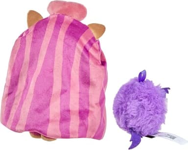 Monster High Plush Doll Set, Ghoul N Go Clawdeen Wolf 6.5-inch Plushie with Pet Dog Crescent and Kid-Sized Backpack - Image 5