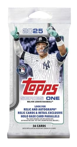 2025 Topps Series 1 Baseball Trading Card MLB Jumbo Fat Pack