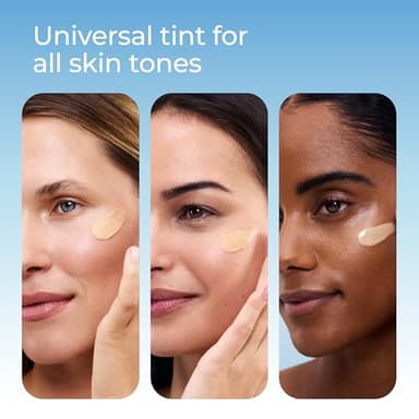 Eucerin Sun Tinted Age Defense Face Sunscreen Lotion SPF 50 with Hyaluronic Acid, Tinted Sunscreen for Face, Blendable Tint for All Skin Tones, Non Comedogenic and Hypoallergenic, 2.5 Fl Oz Bottle - Image 5