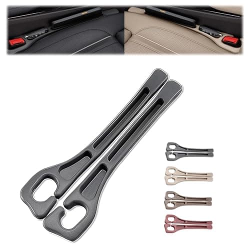 FFKQBH No Drop Seat Guard, Car Seat Gap Filler, Drop seat Gap fillers Between Seat and Console Stop Things from Dropping (Black) - Image 1