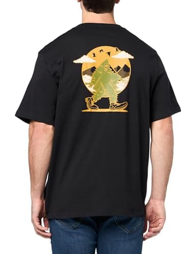 Timberland Men's All Day Outside Short Sleeve Tee, Black, X-Large - Image 2