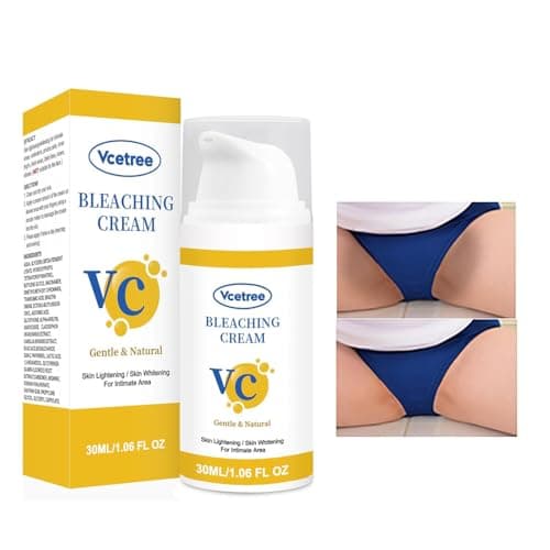 Vcetree Skin Bleaching Cream Skin Lightening for Body Intimate Areas, Private Parts, Underarm, Knees, Elbows, Inner Thigh, Bikini Area, Whitening Cream Dark Spot Remover For Intimate Areas (1FL OZ) - Image 1