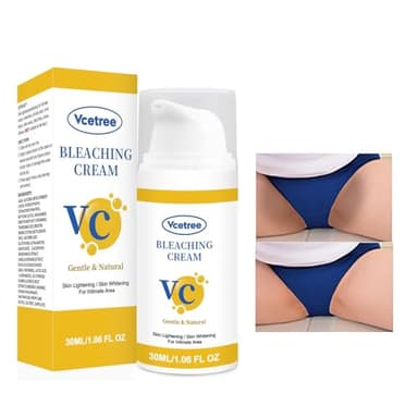 Vcetree Skin Bleaching Cream Skin Lightening for Body Intimate Areas, Private Parts, Underarm, Knees, Elbows, Inner Thigh, Bikini Area, Whitening Cream Dark Spot Remover For Intimate Areas (1FL OZ) - Image 1
