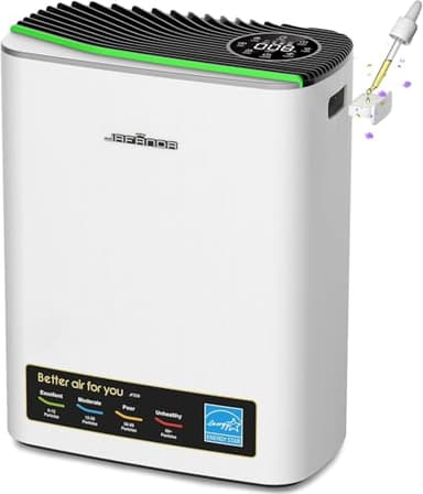 Jafanda Air Purifiers for Home Bedroom Large Room, Smart WiFi × Alexa Control Air purifier for Home Pets True HEPA Filter Activated Carbon Removes 99.99% of Allergens, Dust, Air Cleaner PM2.5 - Image 1
