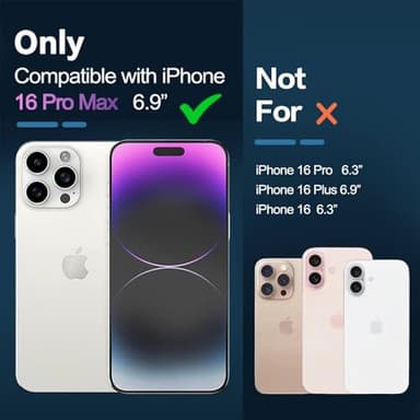 ANHONG Clear Card Case Compatible with iPhone 16 Pro Max 6.9 inch, Slim Fit Thin Protective Soft TPU Shock-Absorbing Wallet Case with Card Holder - Image 2