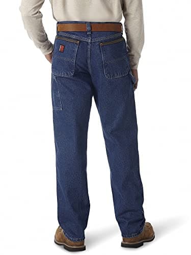 Wrangler Riggs Workwear mens Ripstop Carpenter jeans, Antique Indigo, 40W x 30L US - Image 3
