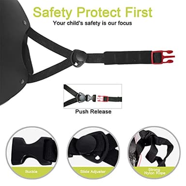 BURSUN Kids Bike Helmet Ventilation & Adjustable Toddler Helmet for Ages 2-3-5-8 Kids Boys Girls Multi-Sport Helmet for Bicycle Skate Scooter, 5 Colors - Image 4