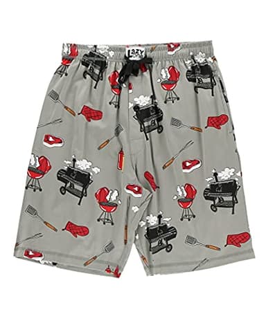 Lazy One Pajama Shorts for Men, Men's Pajama Bottoms, Sleepwear, BBQ, Grills, Steak (Grillin', XX-Large) - Image 3
