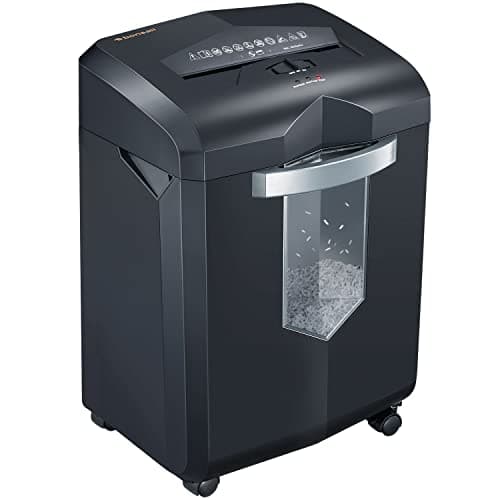 Bonsaii 16-Sheet Microcut Paper Shredder, 60-Minute Home Office Heavy Duty Shredder for CD/Credit Card, P-4 Level with 6-Gal Pullout Bin (C149-D) - Image 1
