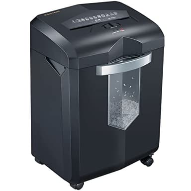 Bonsaii 16-Sheet Microcut Paper Shredder, 60-Minute Home Office Heavy Duty Shredder for CD/Credit Card, P-4 Level with 6-Gal Pullout Bin (C149-D) - Image 1
