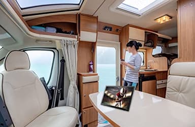 Naxa Electronics NT-1600 Portable 16-inch TV and Digital Multimedia Player with Built-in ATSC Tuner for Over-The-Air HD TV, USB Support, Rechargeable Lithium Battery, AC Power, and DC Car Cord, Black - Image 2