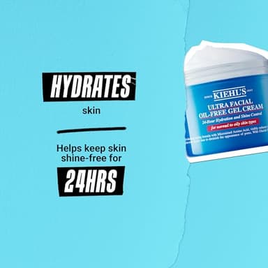 Kiehl's Ultra Facial Oil-Free Moisturizer, Shine-Reducing Gel Cream for Oily to Normal Skin, Hydrates Skin for 24 Hours, Visibly Minimizes Pores, Non-comedogenic, Fragrance-free - 5.07 fl oz - Image 4