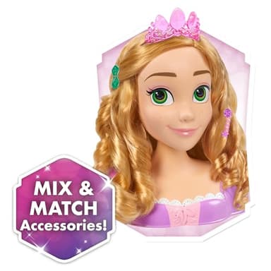 Disney Princess Rapunzel Styling Head, 14-pieces, Pretend Play - Image 5