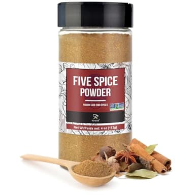 Soeos Chinese Five Spice 4 Ounce, Five Spice Powder, Five Spice Chinese Seasoning Non-GMO, Non-irradiated, No preservatives, No MSG - Image 1
