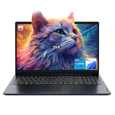 Lenovo IdeaPad 1i Laptop, 15.6" FHD Touchscreen, Intel Core i5-1235U Processor, 24GB RAM, 1TB SSD, Webcam, HDMI, Wi-Fi 6, Windows 11 Home, Blue - Image 1