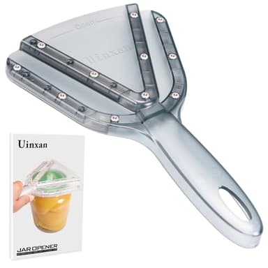 Uinxan Jar Opener for Weak Hand & Seniors with Arthritis,Easy Twist Off Bottle Caps,Patent | Unique Kitchen Gadgets, Christmas Gifts for Elderly/Women/Men (Blue) - Image 1