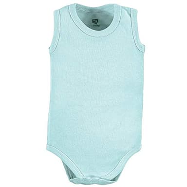 Hudson Baby Unisex Baby Cotton Sleeveless Bodysuits, Zoo Animals, 9-12 Months - Image 5