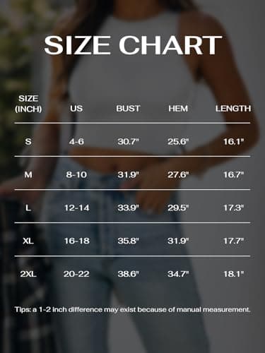 REORIA Women's Sexy Sleeveless High Neck Racerback Cropped Tank Tops Cute Teen Girls Halter Neck Crop Tops Vest White Small - Image 6