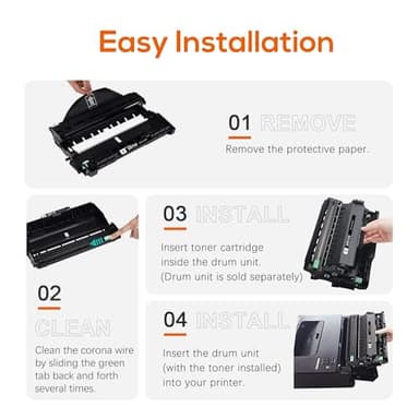 Jeostarky Compatible DR730 Drum Unit (NOT Toner) Replacement for Brother DR730 DR 730 for MFC-L2710DW MFC-L2750DW HL-L2350DW HL-L2395DW HL-L2370DW HL-L2390DW HL-L2379DW DCP-L2550DW Printer (2 Drum) - Image 7
