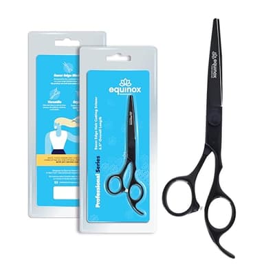 Equinox Razor Edge Series Professional Hair Scissors - 6.5� Premium Japanese Stainless Steel Hair Cutting Scissors, Hair Shears, Hair Razors for Hair Cutting, Barber Accessories & Hair Salon Supplies - Image 1