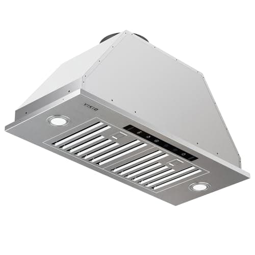 VIKIO HOME Range Hood Insert 30 Inch, 980 CFM Built-in Kitchen Vent Hood, Ducted/Ductless Convertible, Stainless Steel Range Hood with Gesture & Touch Control, Kitchen Hoods for Over Stove - Image 1