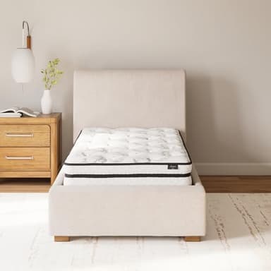 Signature Design by Ashley Twin Size Chime 8 Inch Medium Firm Innerspring Mattress with Pressure Relief Quilt Foam, Fiberglass Free, Mattress In A Box - Image 2